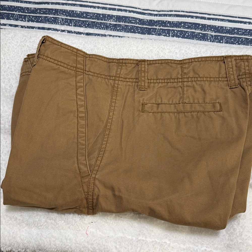 2 pairs of Faded Glory Men's Khaki & Blue/ 1 pair of Hudson&Barrow Shorts